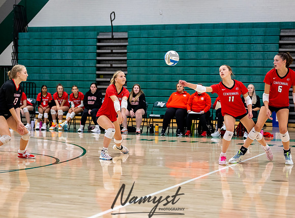 Centennial vs Mounds View Varsity Volleyball 56