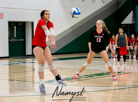 Centennial vs Mounds View Varsity Volleyball 58