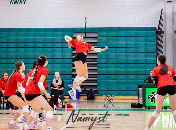 Centennial vs Mounds View Varsity Volleyball 73