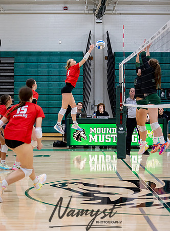 Centennial vs Mounds View Varsity Volleyball 85