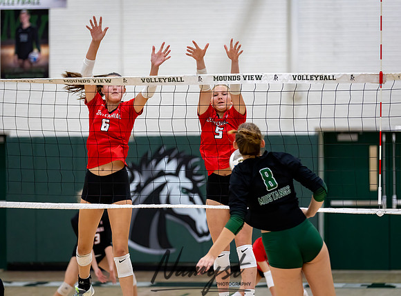 Centennial vs Mounds View Varsity Volleyball 94