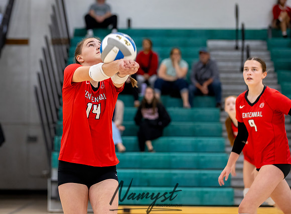 Centennial vs Mounds View Varsity Volleyball 97