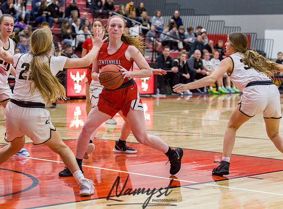 Centennial vs Andover Girls Varsity Basketball 172