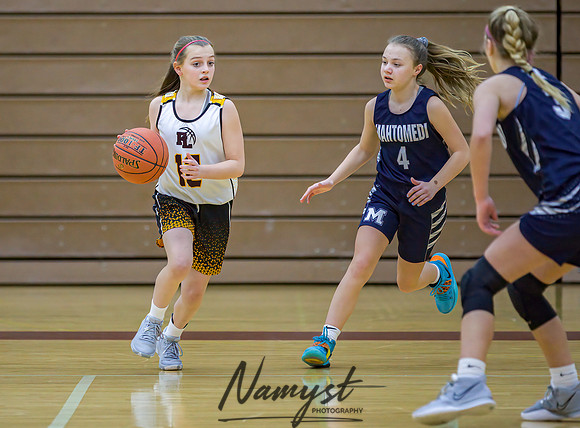 Forest Lake Girls 7 Maroon Basketball 134