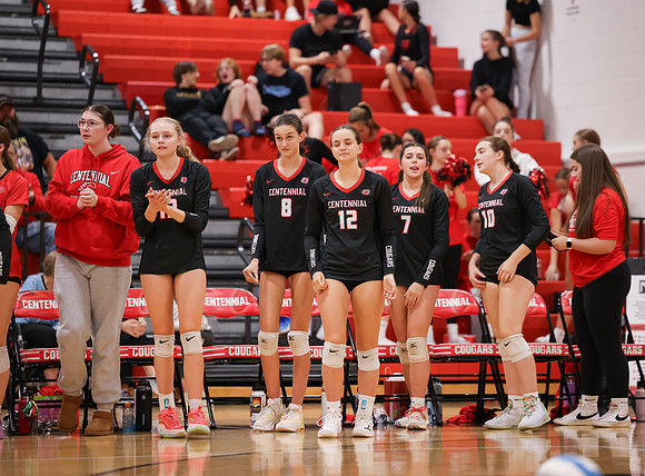 Centennial vs Hopkins Girls Varsity Volleyball 100
