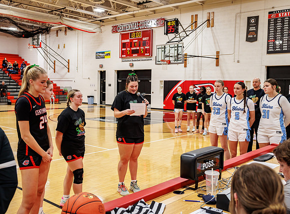 Centennial vs Blaine Girls Varsity Basketball 12