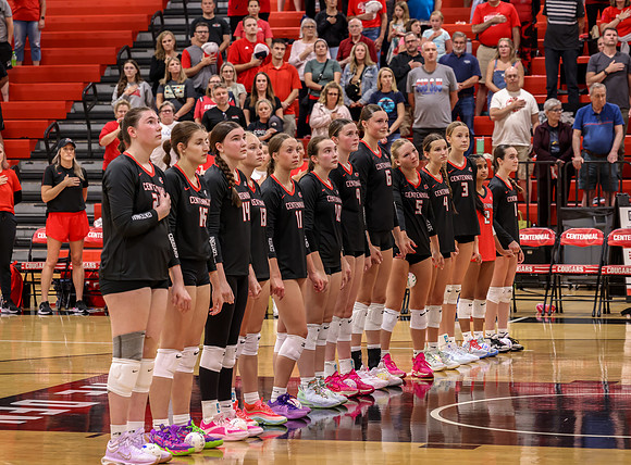 Centennial vs Mounds View Girls Varsity Volleyball 10