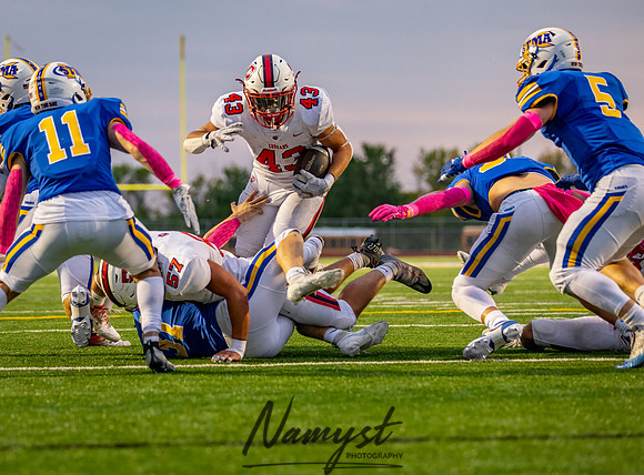 Centennial vs STMA Varsity Football 89