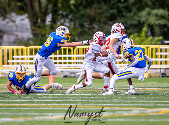 Centennial vs STMA JV Football_395