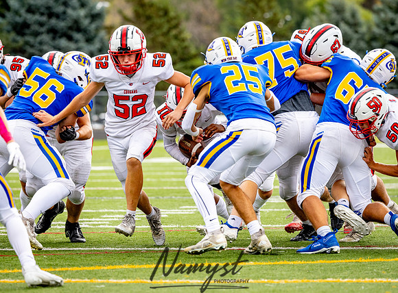 Centennial vs STMA JV Football_49