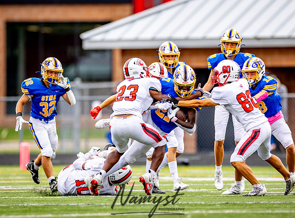 Centennial vs STMA JV Football_529