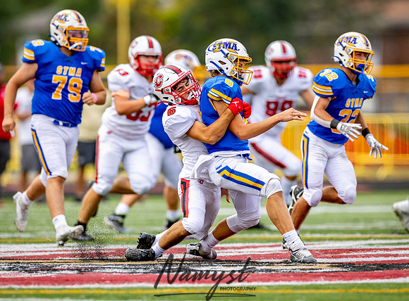Centennial vs STMA JV Football_736