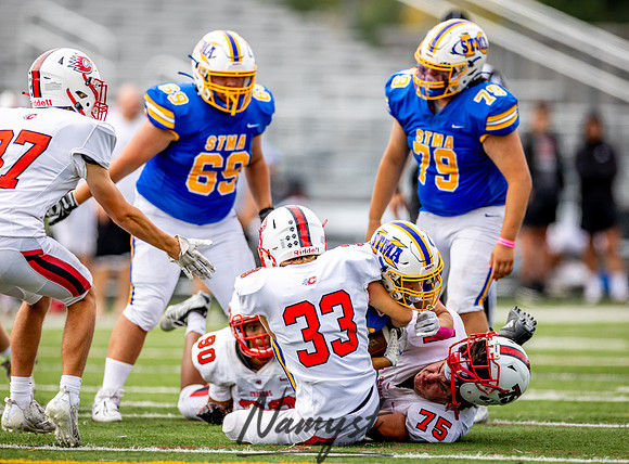 Centennial vs STMA JV Football_829