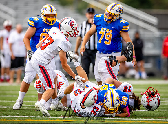 Centennial vs STMA JV Football_831