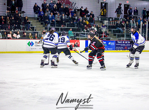 Centennial-Spring Lake Park vs Rogers Girls Varsity Hockey 390