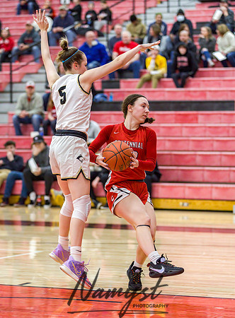 Centennial vs Andover Girls Varsity Basketball 096
