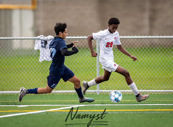 Centennial vs Blaine JV Soccer 89