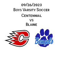 2023 09 26 Centennial vs Blaine Boys Varsity