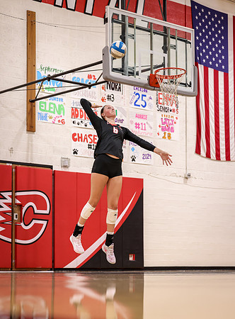 Centennial vs Mounds View Girls Varsity Volleyball 59
