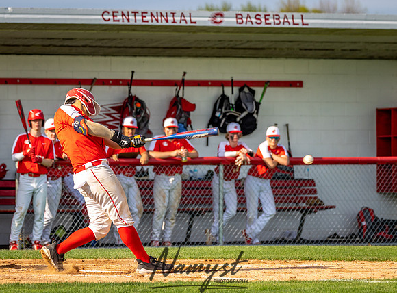 Centennial vs Elk River B-Squad Baseball 070