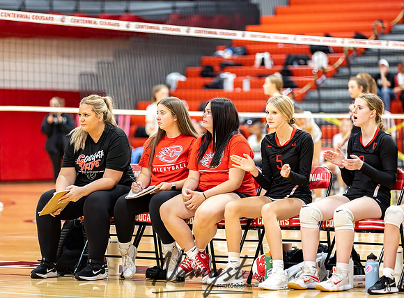 Centennial vs Andover Volleyball B & JV 81
