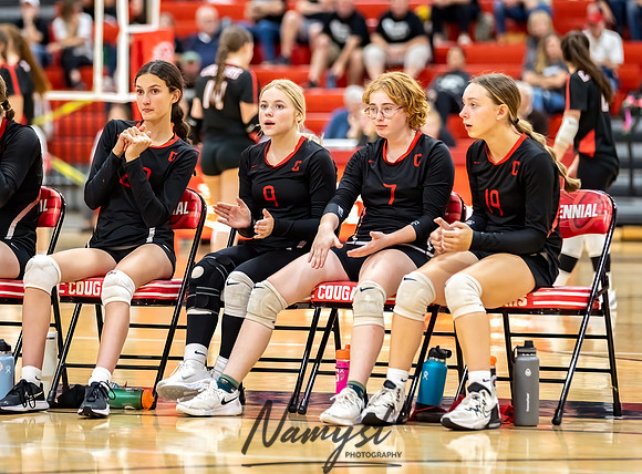 Centennial vs Andover Volleyball B & JV 83