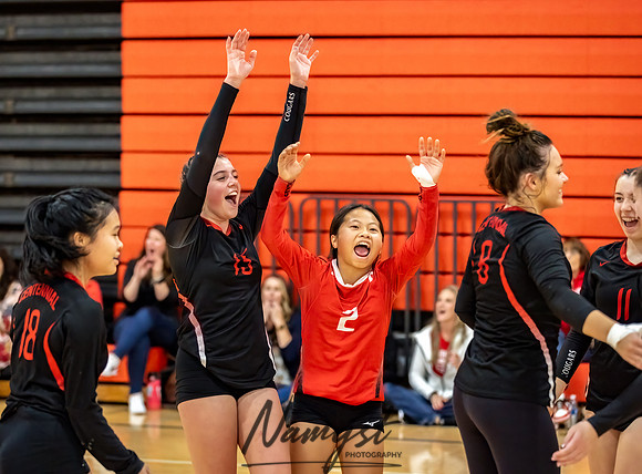 Centennial vs Andover Volleyball B & JV 112