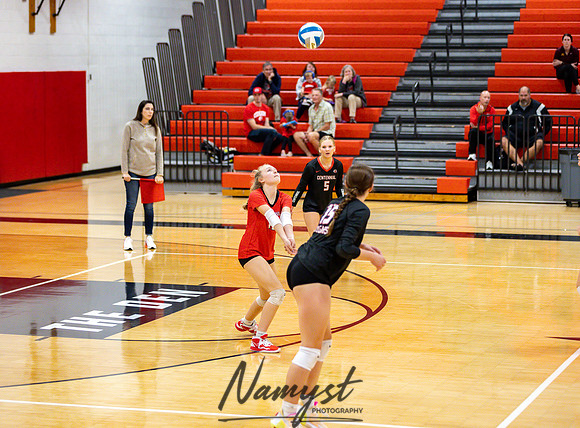 Centennial vs Andover Varsity Volleyball 105