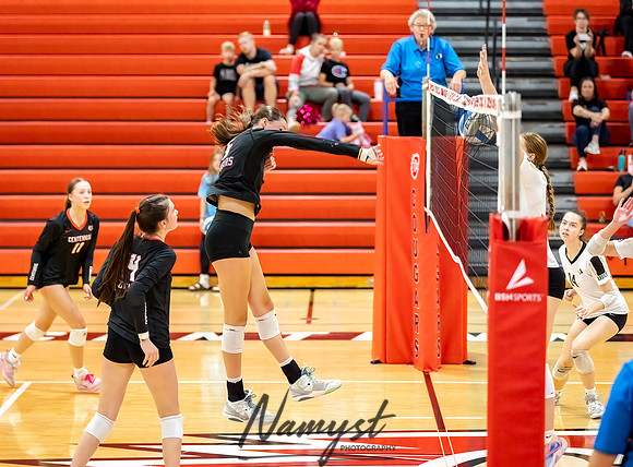 Centennial vs Andover Varsity Volleyball 109