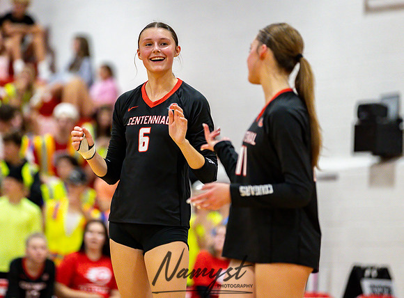 Centennial vs Andover Varsity Volleyball 117