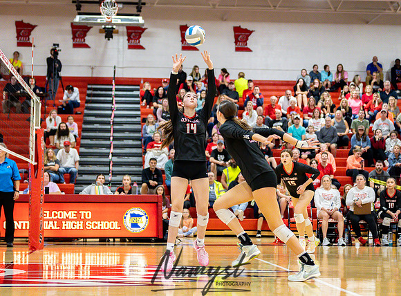 Centennial vs Andover Varsity Volleyball 124