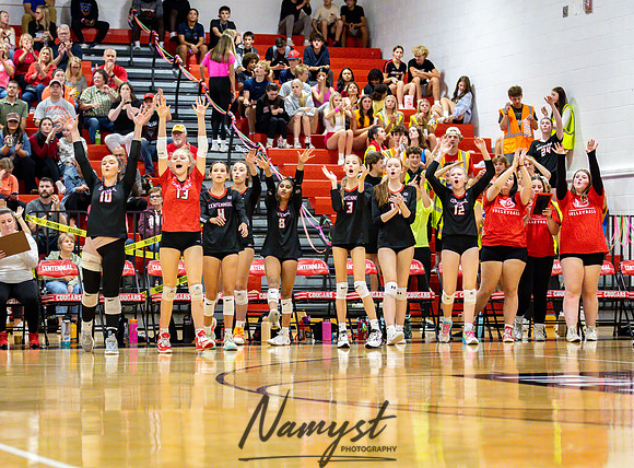 Centennial vs Andover Varsity Volleyball 129
