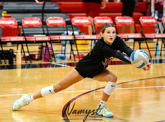 Centennial vs Andover Varsity Volleyball 13