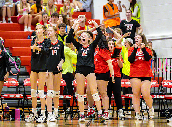 Centennial vs Andover Varsity Volleyball 131