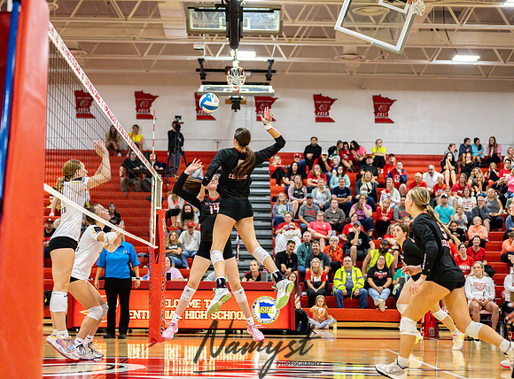 Centennial vs Andover Varsity Volleyball 134