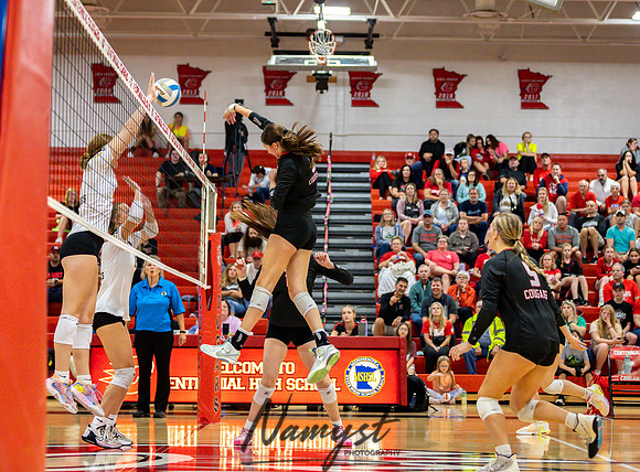 Centennial vs Andover Varsity Volleyball 135