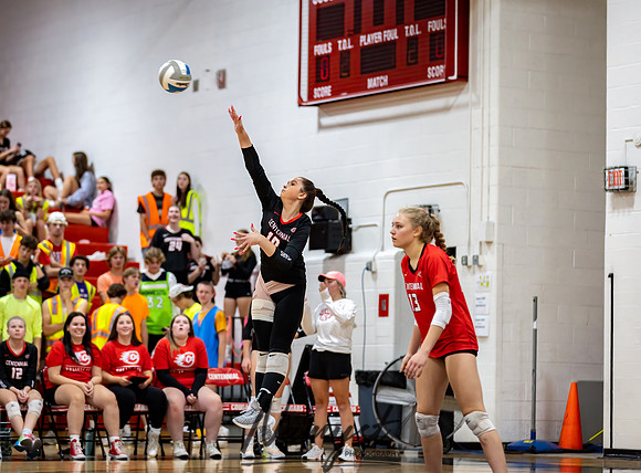 Centennial vs Andover Varsity Volleyball 140