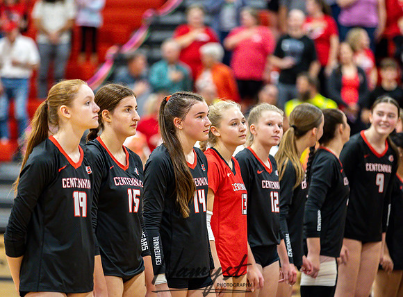 Centennial vs Andover Varsity Volleyball 15
