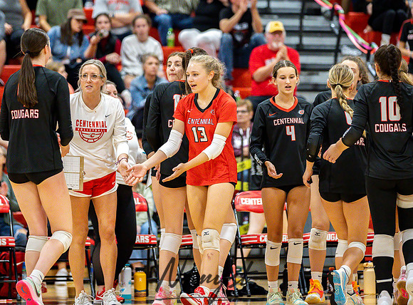 Centennial vs Andover Varsity Volleyball 160