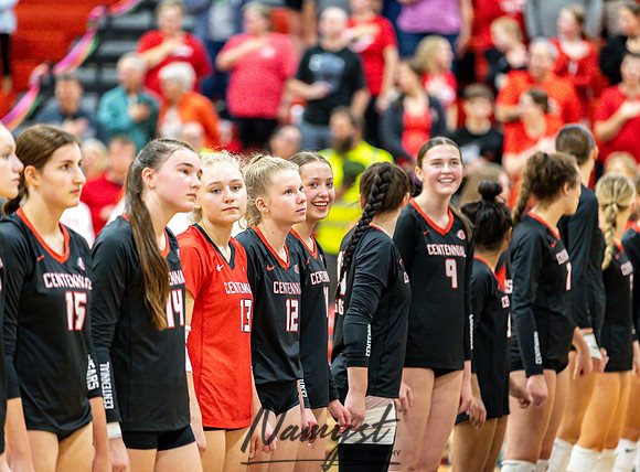 Centennial vs Andover Varsity Volleyball 16