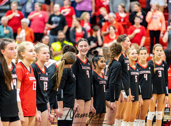Centennial vs Andover Varsity Volleyball 17