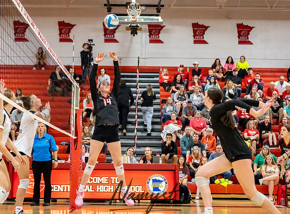 Centennial vs Andover Varsity Volleyball 174