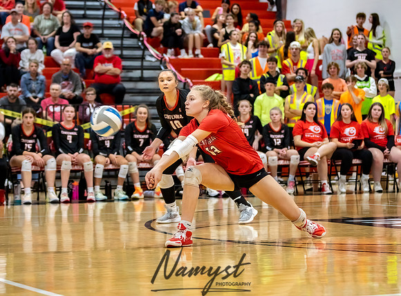 Centennial vs Andover Varsity Volleyball 176