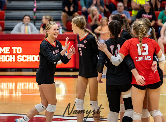 Centennial vs Andover Varsity Volleyball 190