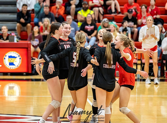 Centennial vs Andover Varsity Volleyball 192