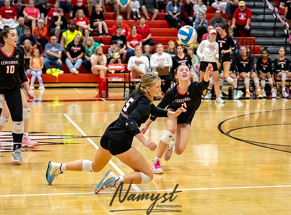 Centennial vs Andover Varsity Volleyball 196