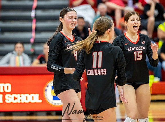 Centennial vs Andover Varsity Volleyball 208