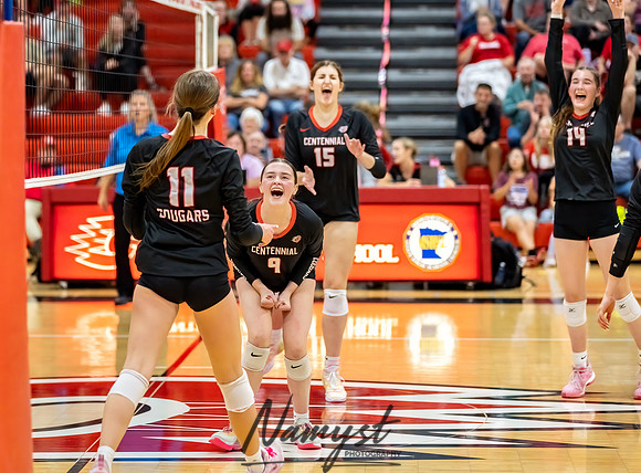 Centennial vs Andover Varsity Volleyball 210