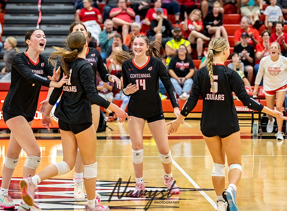 Centennial vs Andover Varsity Volleyball 213