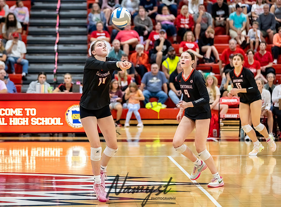 Centennial vs Andover Varsity Volleyball 218